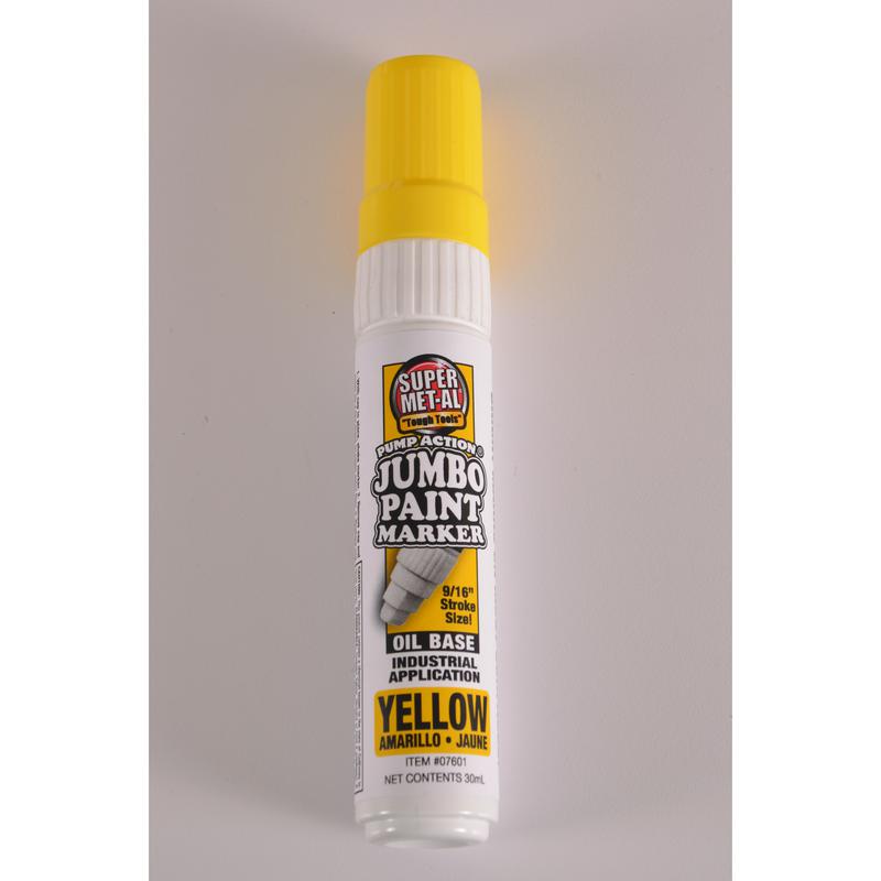 04042-YELLOW, SUPER MET-AL Metal-Pro Paint Marker - Yellow